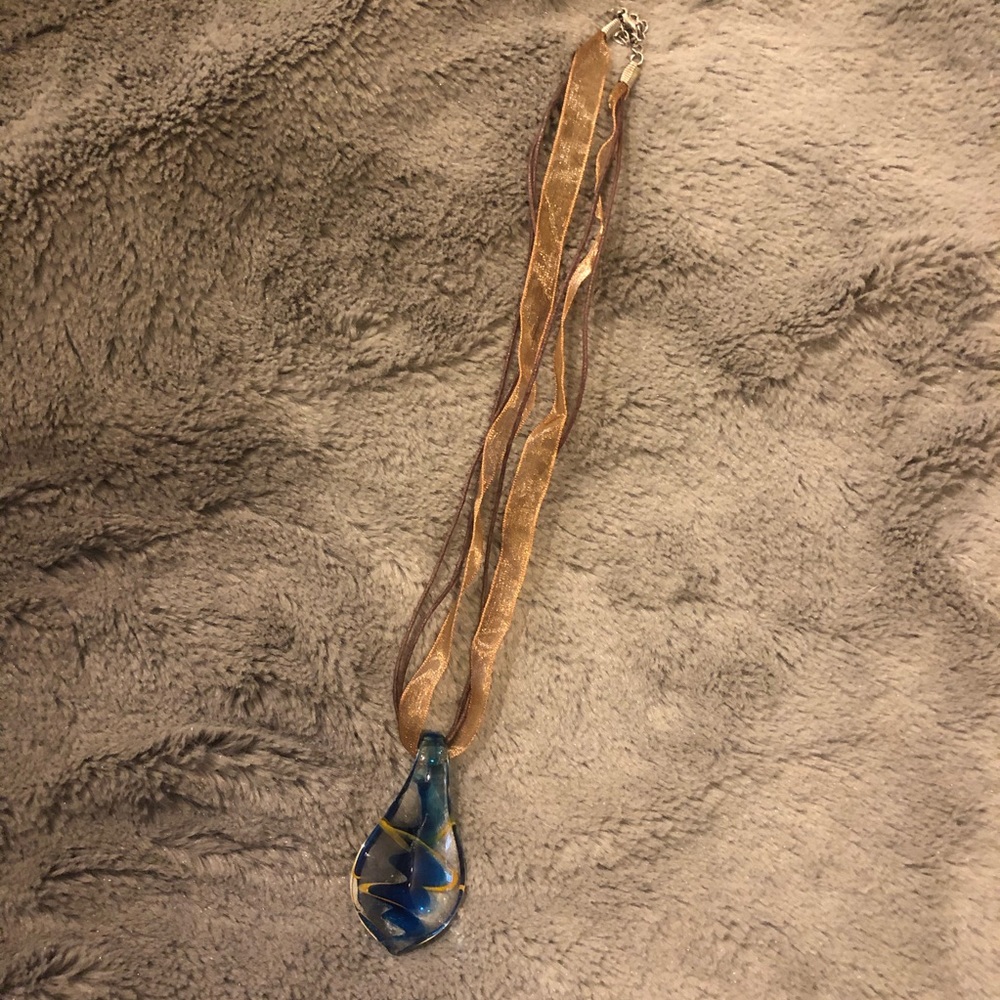 Glass Pendant Necklace